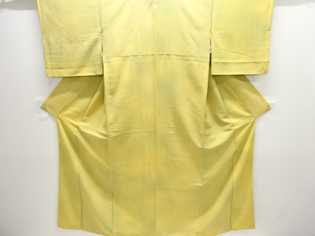 暈し柄一つ紋手織り紬着物